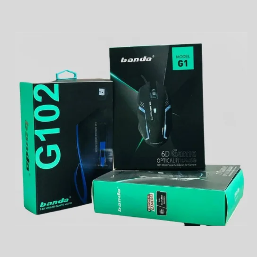 Banda G102 Wireless Gaming Mouse – 2.4 GHz, 1000‑3600 DPI, 6‑Button Design Mobile Arcade Ltd