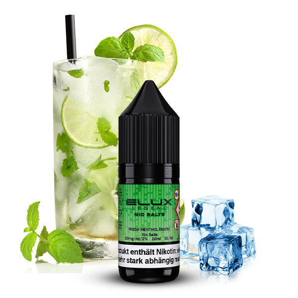 Elux Fresh Menthol Mojito 20mg Nic Salt E-Liquid Mobile Arcade Ltd