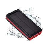 30,000mAh Solar Power Bank – Large Capacity, Dual USB, Outdoor Charger