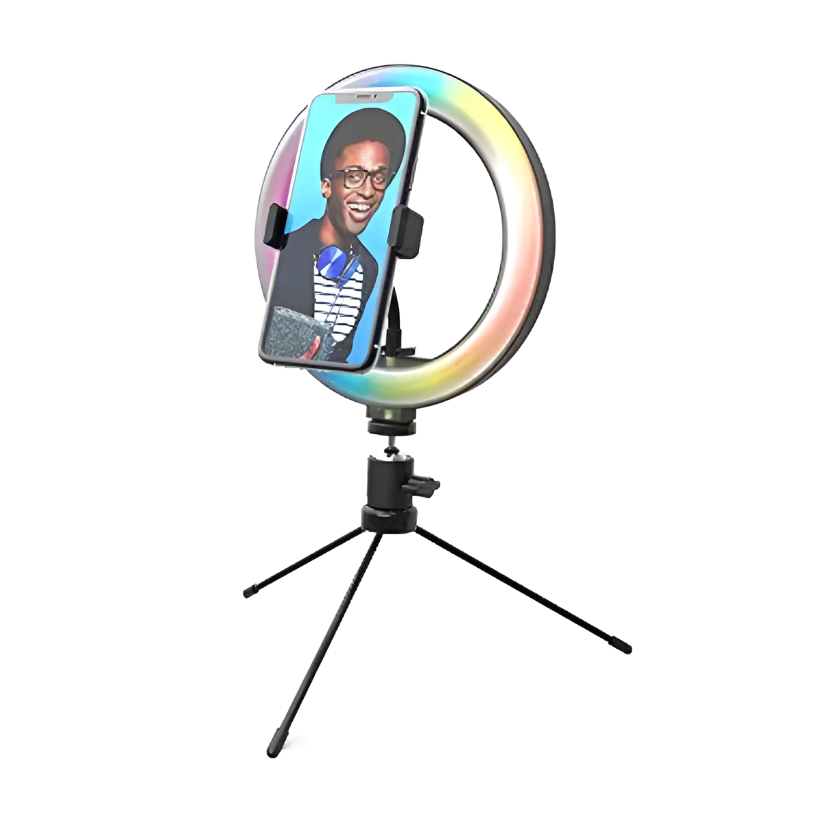 21-Inch RGB LED Ring Light with 9 Colours & 10 Brightness Levels - TG-RL01 Mobile Arcade Ltd