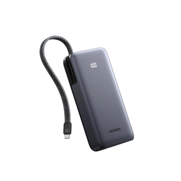 UGREEN 45W 20000mAh Power Bank with Built-in USB-C Cable & PPS Fast Charging Mobile Arcade Ltd