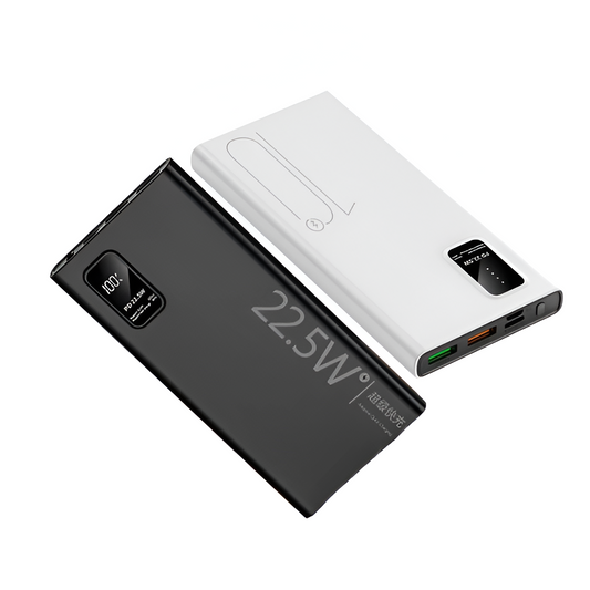 Ultra-thin Two-Way Fast Charge Power Bank | 22.5W & 2.1A | Large Capacity