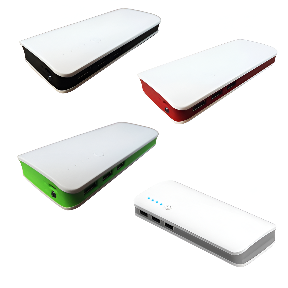 Universal Mobile Power Bank with LED Light – Large Capacity & Stylish Design