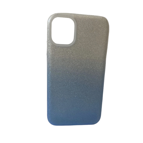 iPhone 12 Glitter Case – Sparkling Blue Protective Cover with Slim Fit Mobile Arcade Ltd