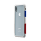 iPhone XR Cover – White Transparent Soft Case with Sporty Designer Look