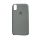 iPhone XS Max Silicone Case – Soft Touch Gray Protective Cover
