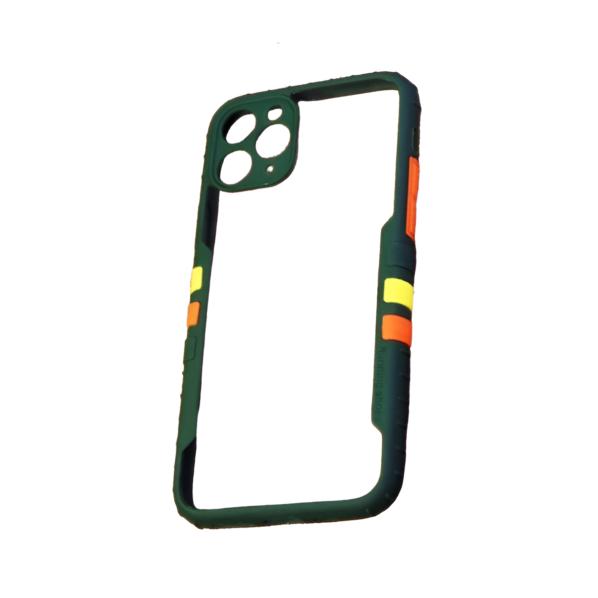 iPhone 11 Pro Green Cover – Sporty Designer Transparent Soft Shell Case Mobile Arcade Ltd