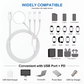 4-in-1 Magnetic Wireless Charger Cable for iPhone & Apple Watch Series Mobile Arcade Ltd