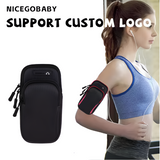 Universal 7.5" Waterproof Sports Arm Strap – Phone Holder for Running & Cycling