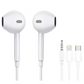 Original Wired Earphones for iPhone iPad – Lightning, USB-C & 3.5mm Jack