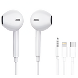 Original Wired Earphones for iPhone iPad – Lightning, USB-C & 3.5mm Jack