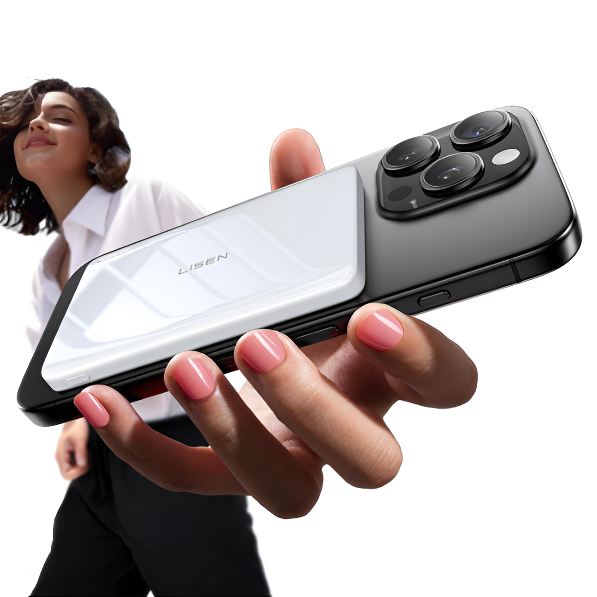 LISEN MagSafe Slim 5000mAh Mini Power Bank Charger for iPhone 17 Series Mobile Arcade Ltd