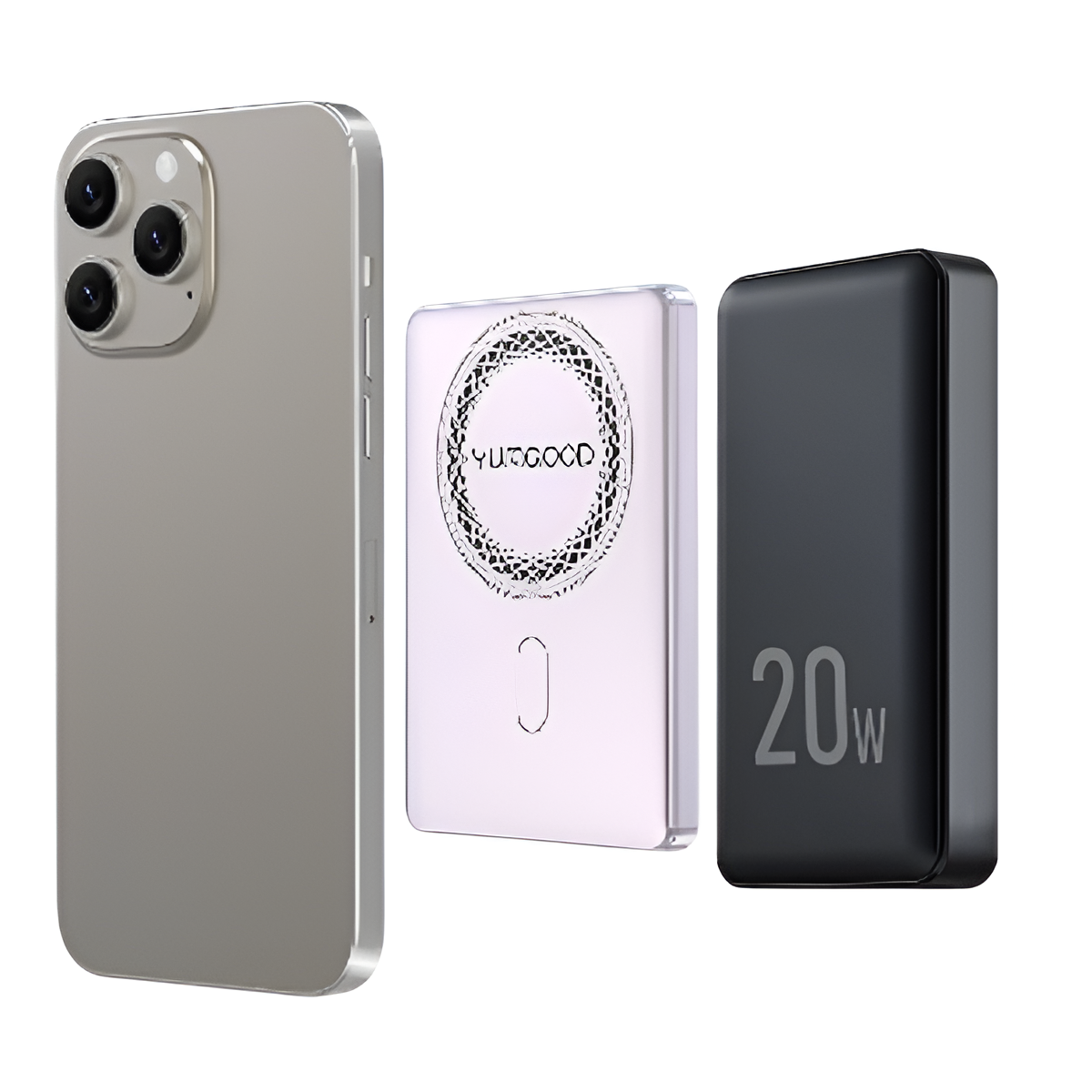 YUMGOOD Magnetic Power Bank – 10,000mAh/5,000mAh, MagSafe, Fast Charging Mobile Arcade Ltd