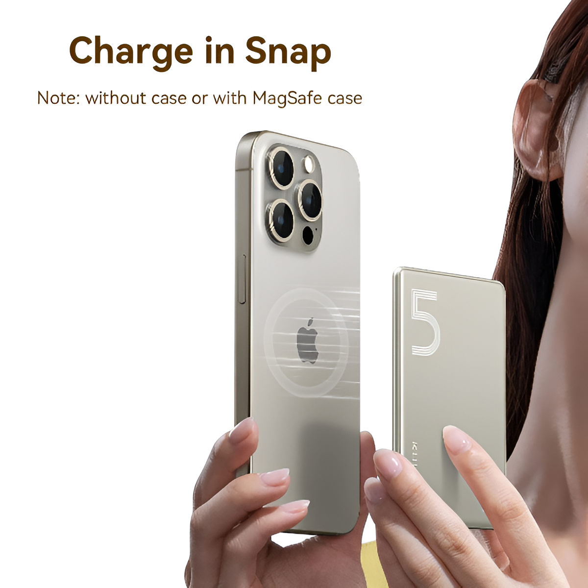 Kuulaa 5000mAh Slim MagSafe Power Bank 20W Fast USB-C Wireless Charger iPhone Mobile Arcade Ltd