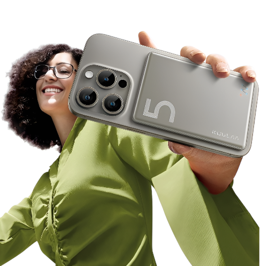 Kuulaa 5000mAh Slim MagSafe Power Bank 20W Fast USB-C Wireless Charger iPhone