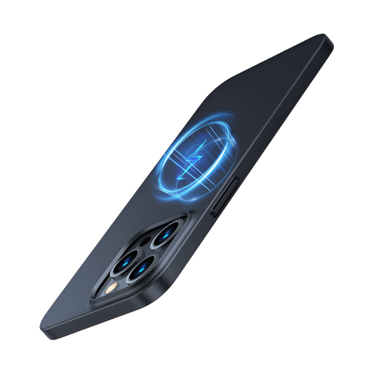 TORRAS Slim-Fit iPhone 16 Pro Case MagSafe Ultra-Thin Matte Black Hard Cover