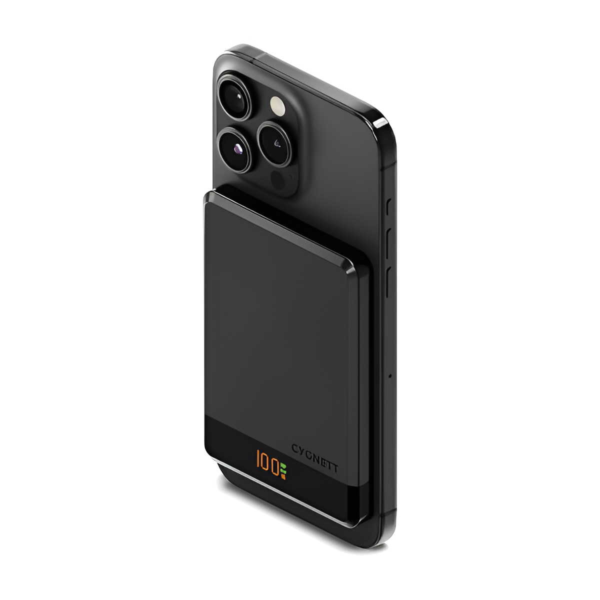 Cygnett MagSlim 5000mAh Magnetic Wireless Power Bank – Black, MagSafe iPhone