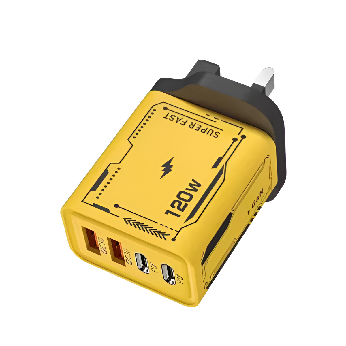 Xiaomi 120W GaN USB-C Fast Charger | QC 3.0 Type-C Adapter for Phones & Tablets