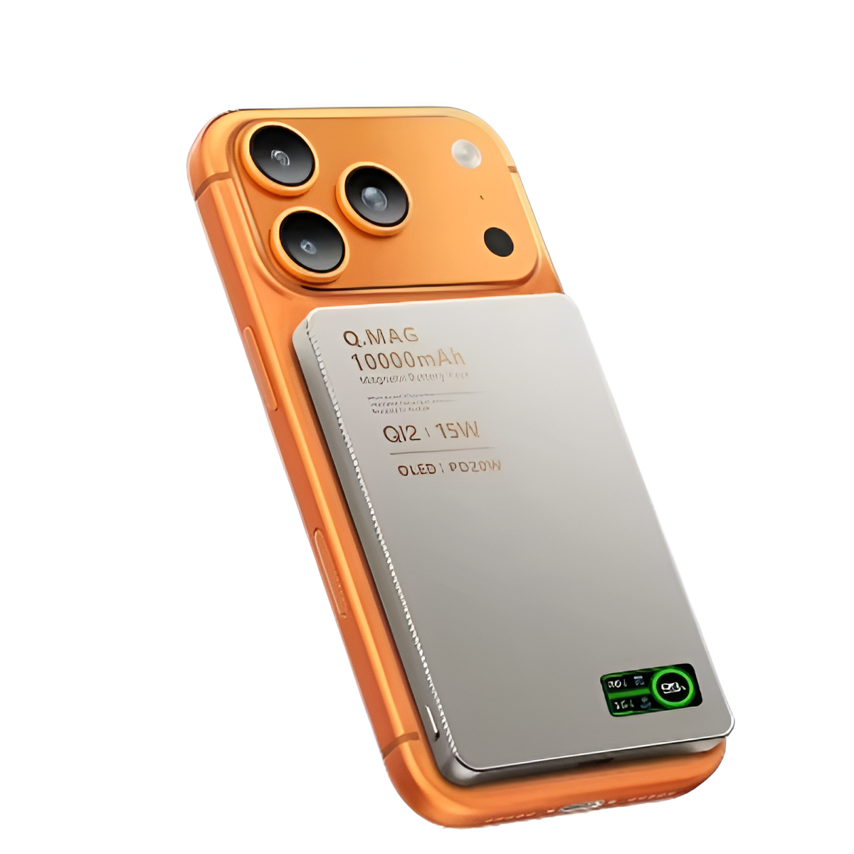 3-in-1 Magnetic Power Bank | 15W Wireless Fast Charger for iPhone, Watch, AirPods