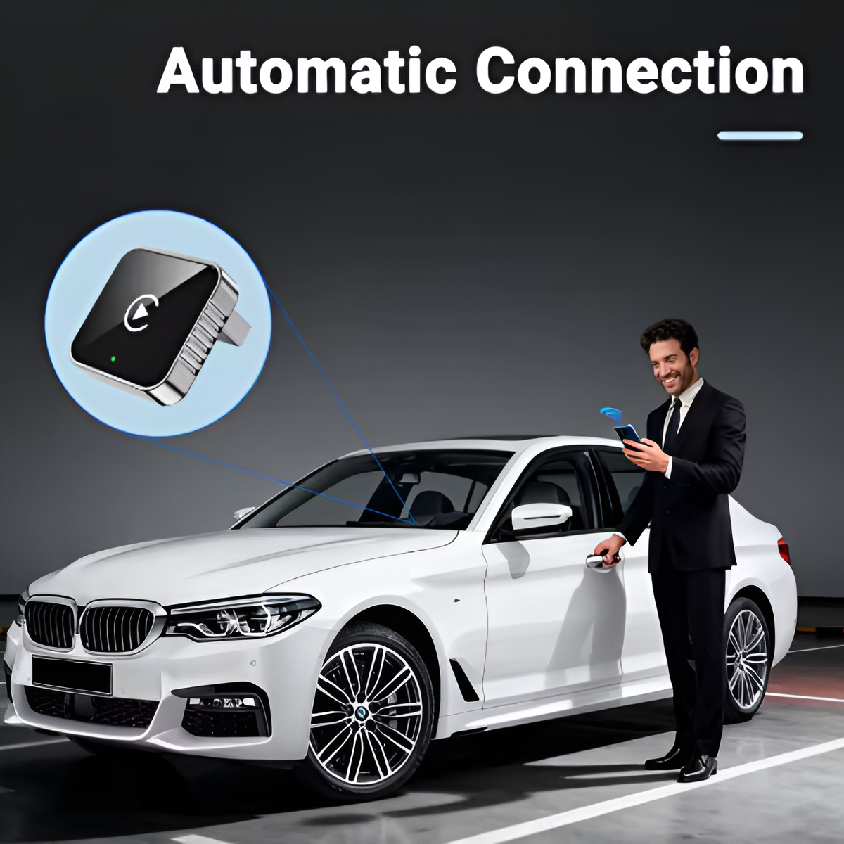 XUDA 2-in-1 Wireless CarPlay & Android Auto Adapter for OEM Car Stereos Mobile Arcade Ltd