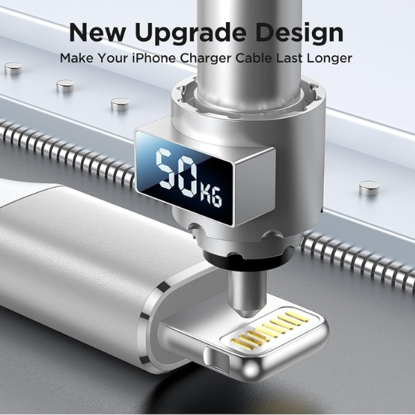 iPhone Charger Cable 1M & 2M – MFi Lightning Cable, Fast Charging, Durable Nylon Mobile Arcade Ltd