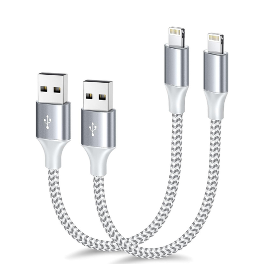 iPhone Charger Cable 30CM 2-Pack | MFi Certified Fast Charging Lightning Lead