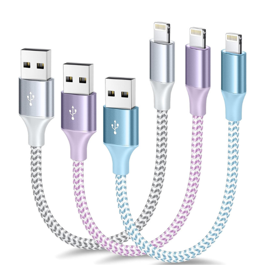 iPhone Charger Cable 30CM 2-Pack | MFi Certified Fast Charging Lightning Lead Mobile Arcade Ltd