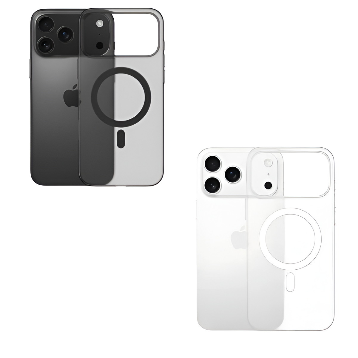 Luxury Matte Clear MagSafe Case for iPhone 17 Series – Ultra-Thin Hard Cover