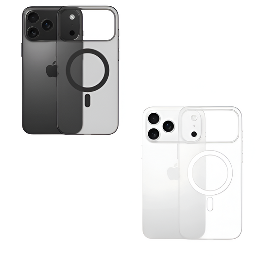 Luxury Matte Clear MagSafe Case for iPhone 17 Series – Ultra-Thin Hard Cover