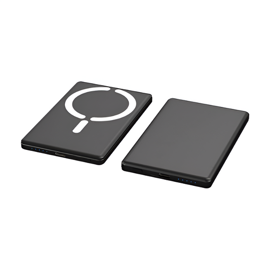 Ultra-Thin Magnetic Power Bank – Mini 9mm Alloy Portable Charger, 4 Colours Mobile Arcade Ltd