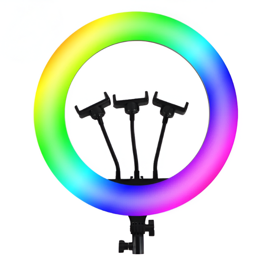 21-Inch RGB LED Ring Light with 9 Colours & 10 Brightness Levels - TG-RL01