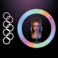 21-Inch RGB LED Ring Light with 9 Colours & 10 Brightness Levels - TG-RL01 Mobile Arcade Ltd