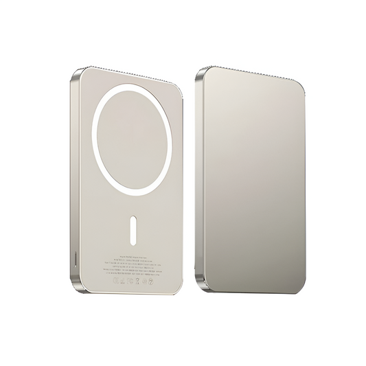 MagSafe Magnetic Wireless Power Bank | 10000mAh Slim PVC Design – 5V Input