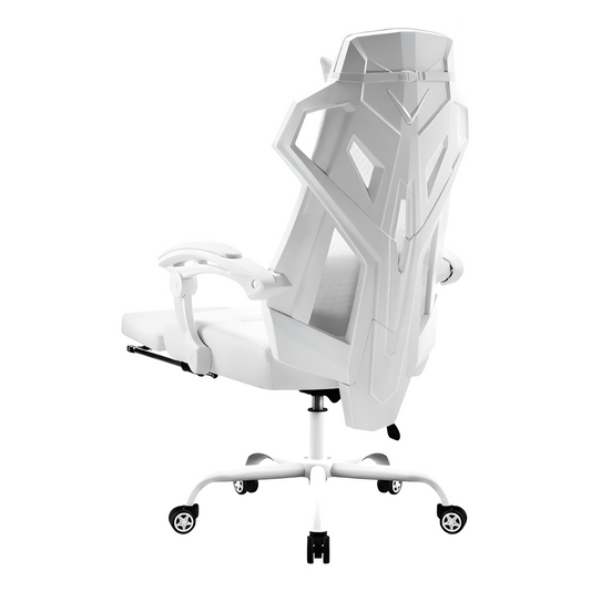 GTPLAYER Mesh Gaming Chair with Footrest – Ergonomic Recliner Office Seat Mobile Arcade Ltd