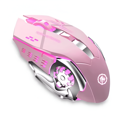 Rechargeable Wireless Gaming Mouse Bluetooth USB Silent Backlit for PC Laptop Mobile Arcade Ltd