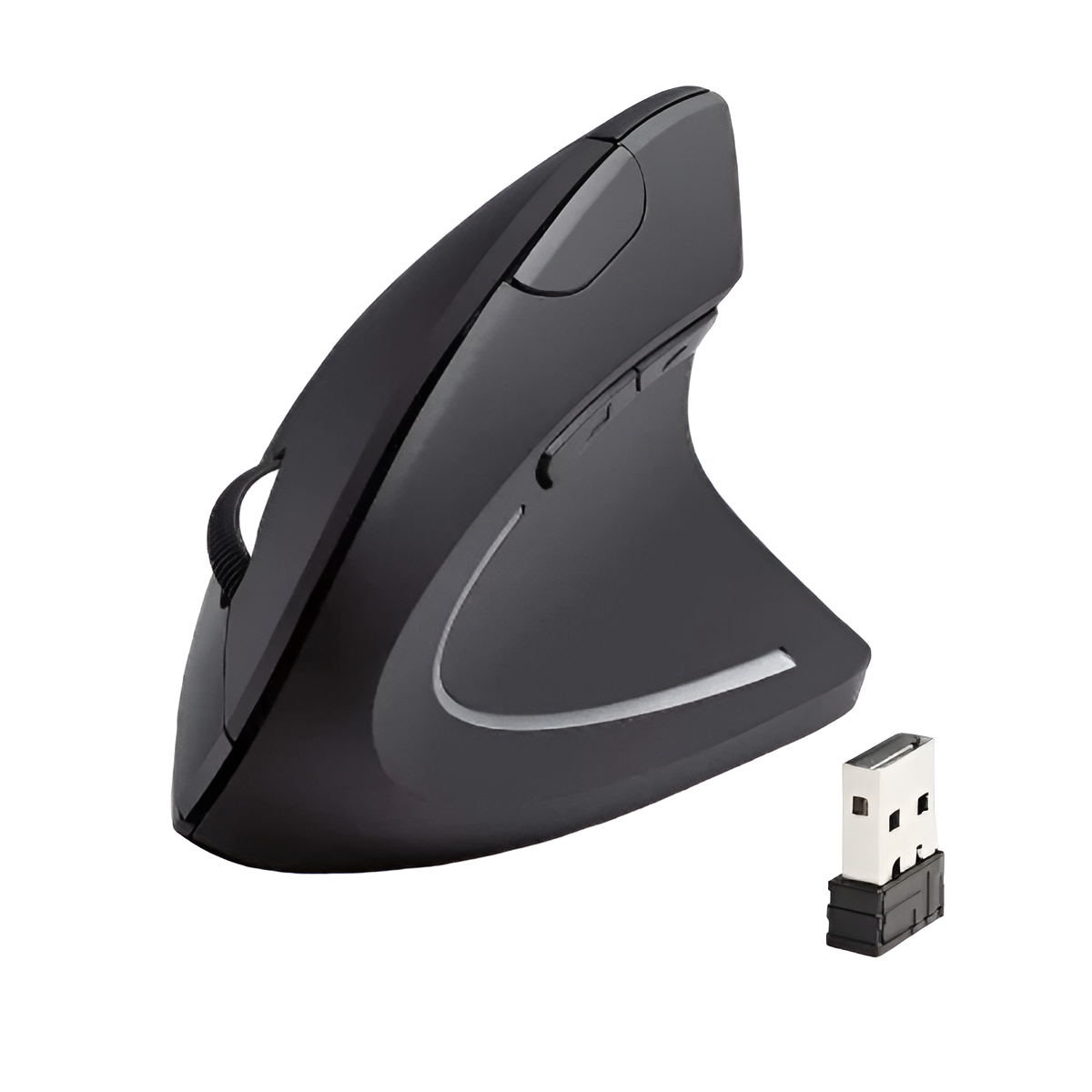 Ergonomic Vertical Wireless Mouse – 2.4GHz, 3 DPI Levels, 6 Buttons