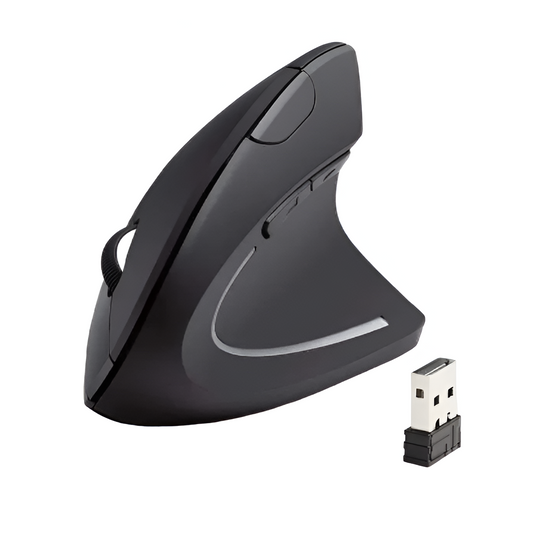 Ergonomic Vertical Wireless Mouse – 2.4GHz, 3 DPI Levels, 6 Buttons