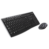 Logitech MK270 Wireless Keyboard & Mouse Combo – QWERTY UK Layout, 2.4GHz