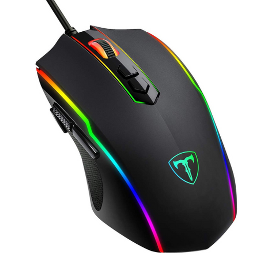 RGB Gaming Mouse Wired – 8 Programmable Buttons, 7200 DPI, Chroma Backlit – Black