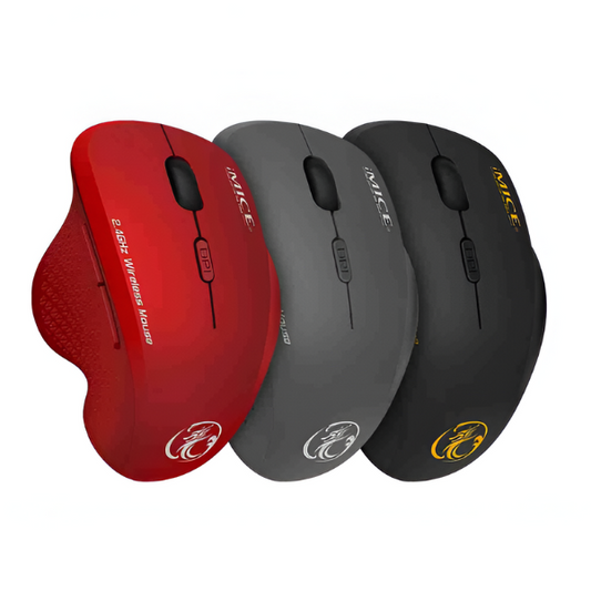 Wireless 2.4G Ergonomic Mouse 1600DPI for PC, Laptop & Macbook