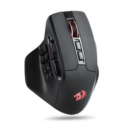 Redragon M811 PRO Wireless MMO Gaming Mouse 15 Buttons RGB LED 10 Macros Mobile Arcade Ltd
