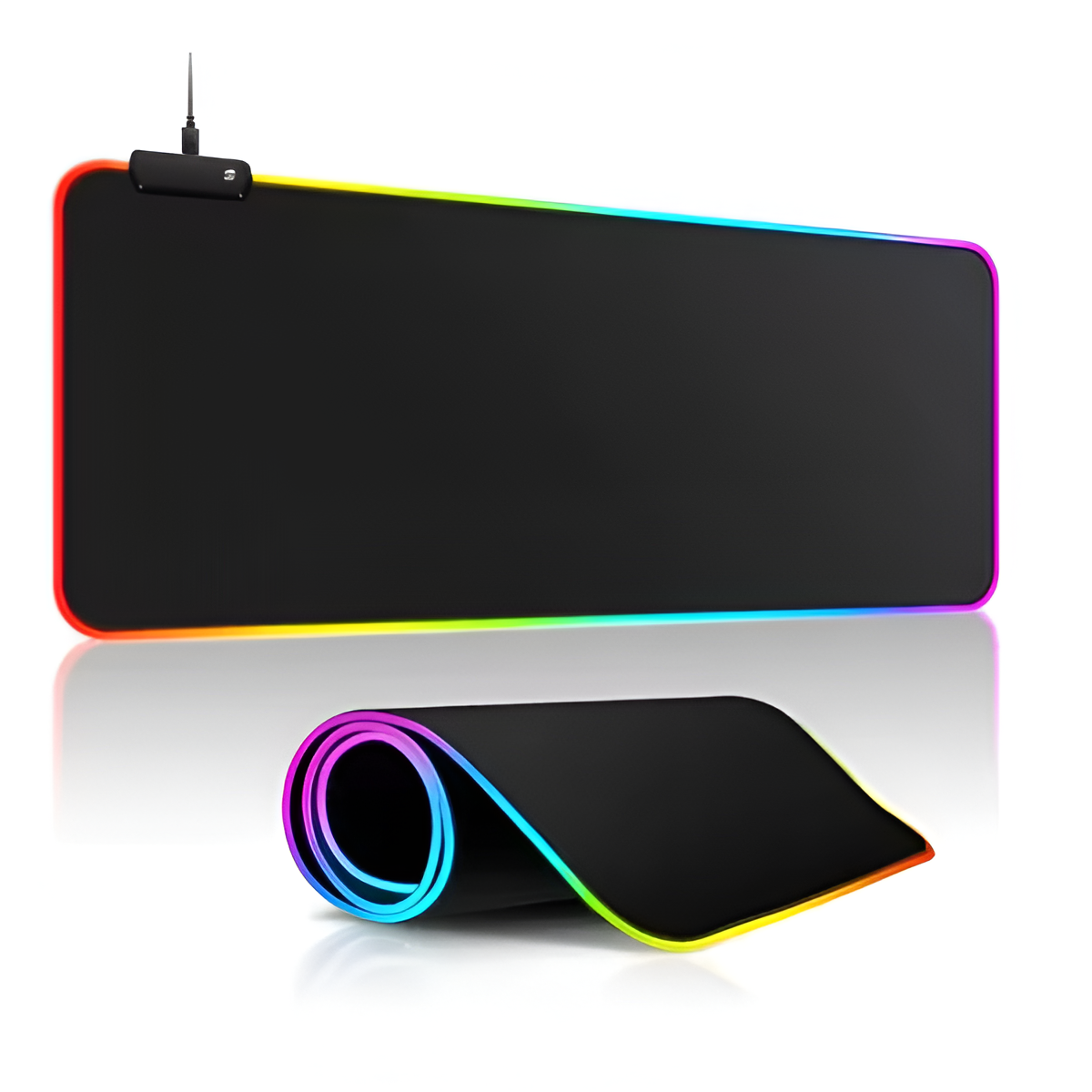 RGB LED Gaming Mouse Pad for PC Computer – 10 Lighting Modes Non-Slip Mat