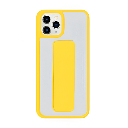 Yellow Silicone Case for iPhone 11 Pro – Protective Cover with Built-in Grip