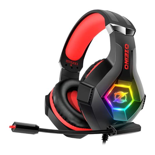 RGB Gaming Headset with Surround Sound & Mic for PS5 Xbox One PC Laptop Mobile Arcade Ltd