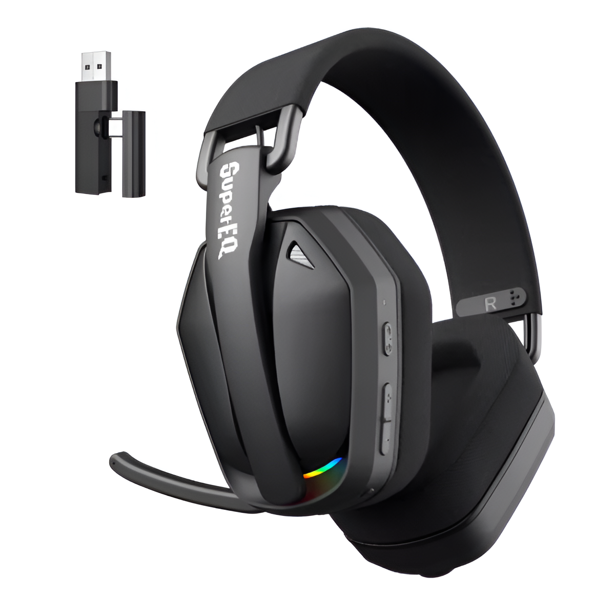 SuperEQ G19BT Wireless Gaming Headphones with Mic for PC PS5 Xbox