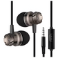 Metal Wired Earbuds with Mic – Super Bass, Noise Reduction, 3.5mm Jack Mobile Arcade Ltd