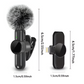 Wireless Lavalier Microphone with Wind Cover – Mini Mic for iPhone & Android Mobile Arcade Ltd