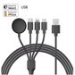 4-in-1 Magnetic Wireless Charger Cable for iPhone & Apple Watch Series Mobile Arcade Ltd