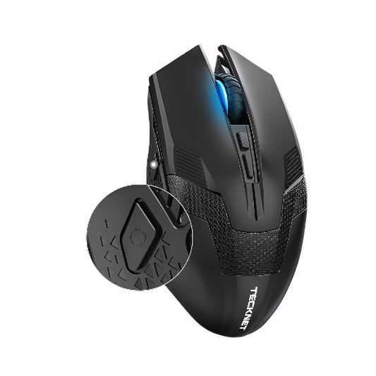 TECKNET Wireless Gaming Mouse 4800 DPI, 8 Buttons, USB Nano Receiver