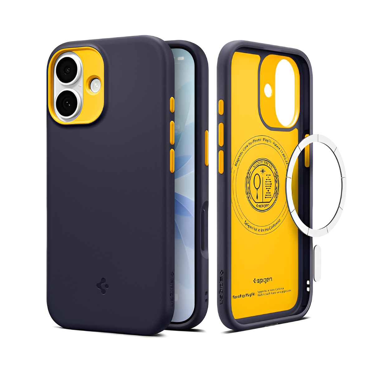 Spigen Nano Pop MagFit Case iPhone 17/Pro/Pro Max (2025) – MagSafe – Navy Mobile Arcade Ltd